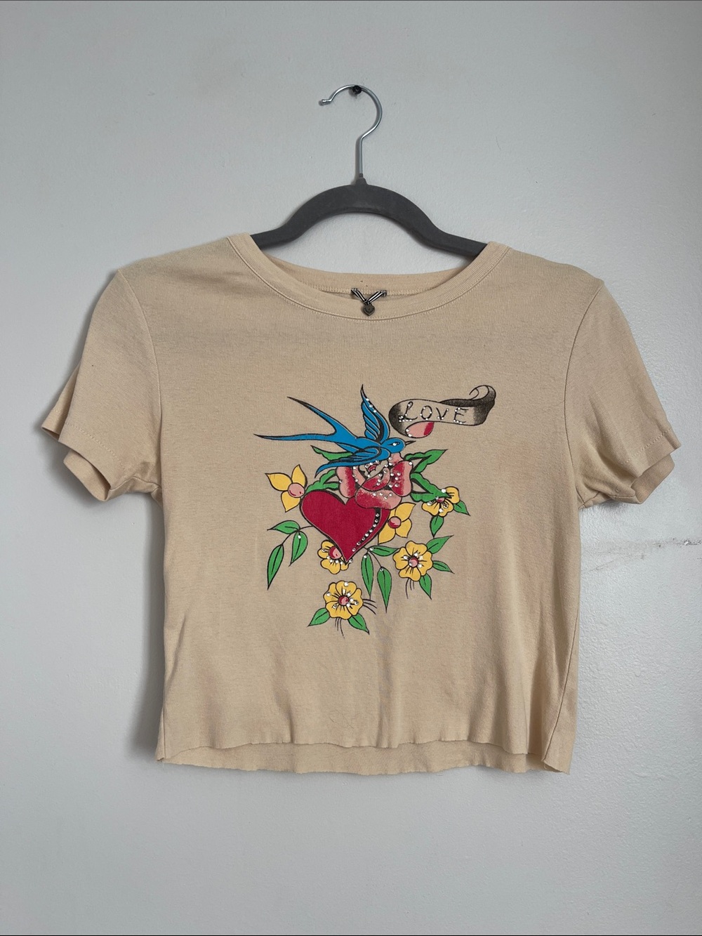 Vintage Cropped Graphic Tee